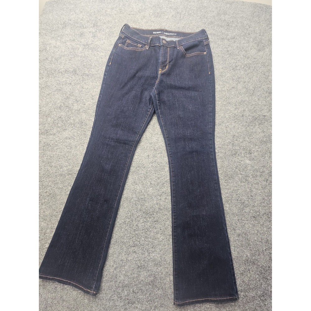 Old Navy Curvy Profile Midrise Jeans Women's "Size 8 (32x32)"Boot Cut Dark Wash